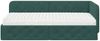 vidaXL Eckbettgestell Dunkelgrün 90 x 190 cm Samt 3394074 Bild 5
