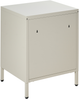 Nachttisch mit 2 Schubladen KYLEA Metall Hellbeige Bild 5