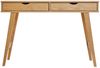 IDIMEX Schreibtisch MILO, Bürotisch mit 2 Schubladen aus Massivholz Konsolentisch natur Bild 4
