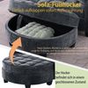 Celya Sofa Multifunktionales Sofa, 2-in-1 Sofa-Bett, mit Aufbewahrungs-Hocker, atmungsaktiver hautfreundlicher Stoff, für kleine Wohnzimmer, Studienzimmer, Schlafzimmer Bild 4