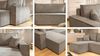 Mirjan24 'Kobaro U' Ecksofa, 312 x 145 x 82 cm, Weiß Bild 5