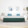 vidaXL Boxspringbett mit Matratze Dunkelgrün 200 x 210 cm Stoff 3398764 Bild 3