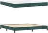 vidaXL Boxspringbett mit Matratze Dunkelgrün 200 x 210 cm Stoff 3398764 Bild 4