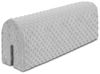 Totsy Baby Bettkantenschutz für Kinderbetten 120 cm - Schutz für Bettrahmen Kantenschutz Kinder Babybett Minky Hellgrau Bild 4