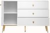 Küchenklapphängeschrank Rimini 80x36cm Glaseinsatz matt Farbe: RAL 3004 purpurrot matt / grau RI-W4BS/80/WKF Bild 3