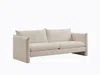 Vente-unique - GORAZI Sofa Stoff Beige - B 86 cm x H 81 cm x L 210 cm Bild 3