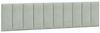 vidaXL Bett mit Matratze "Hanko" Hellgrau 200x200 cm Samt 3208616 Bild 5