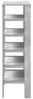 vidaXL Schuhregal Betongrau 61x32x105 cm Holzwerkstoff 859863 Bild 5