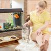Relaxdays Katzen Futterstation mit 3 Näpfen Bild 3