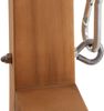 Schaukelbank MUVER - Holz Teak 120x70x62 cm | Hängebank Gartenschaukel Zum Aufhängen Veranda-Schaukel Bild 5
