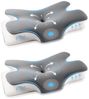 Simloveve Kopfkissen Nackenstützkissen,Schlafkissen,Nackenkissen,Seitenschläferkissen, Füllung: Kopfkissen aus Memory Foam, Kissen für Seiten Rücken & Bauchschläfer, Nackenstützkissen, Kopfkissen, Schlafkissen, Eisseidenstoff, atmungsaktiv und weich, A... Bild 4