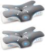 Simloveve Kopfkissen Nackenstützkissen,Schlafkissen,Nackenkissen,Seitenschläferkissen, Füllung: Kopfkissen aus Memory Foam, Kissen für Seiten Rücken & Bauchschläfer, Nackenstützkissen, Kopfkissen, Schlafkissen, Eisseidenstoff, atmungsaktiv und weich, A... Bild 5