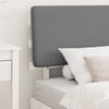 vidaXL Bettgestell mit gepolstertem Kopfteil Hellgrau 80 x 200 cm 877383 Bild 3