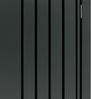 4er-Mülltonnenverkleidung HWC-O67, Mülltonnenbox mit Pflanzkasten, Metall 125x260x84cm 95kg ~ anthrazit Bild 5