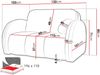 Schlafsofa Viva Comfy II (Farbe: Velo 627) Bild 5