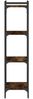 vidaXL Bücherregal 4 Böden Räuchereiche 40x30x120 cm Holzwerkstoff 837634 Bild 5