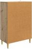 vidaXL Sideboard Artisan-Eiche 66 x 34,5 x 95 cm Holzwerkstoff 894674 Bild 5