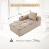 2-Sitzer Sofa B 158 x T 93 x H 61 cm aus Cord mit Seitenfächern und Becherhaltern Bild 5