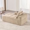 2-Sitzer Sofa B 158 x T 93 x H 61 cm aus Cord mit Seitenfächern und Becherhaltern Bild 3