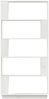 vidaXL Bücherregal/Raumteiler Weiß 80x25x163,5 cm Massivholz Kiefer 814065 Bild 3
