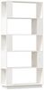 vidaXL Bücherregal/Raumteiler Weiß 80x25x163,5 cm Massivholz Kiefer 814065 Bild 2