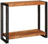 vidaXL Konsolentisch mit Regal Braun 90 x 33 x 75 cm Massivholz Akazie 4104737 Bild 5