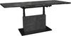 Couchtisch >Lift< verstellbar, keramik optik grau / schwarz - 120/160x56/75x70 (BxHxT) Bild 3