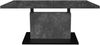 Couchtisch >Lift< verstellbar, keramik optik grau / schwarz - 120/160x56/75x70 (BxHxT) Bild 2