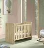 VIPACK 'Sam' Babybett, Spanplatte Eiche Melamin Dekor natur, 60 x 120 cm Bild 3