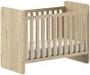 VIPACK 'Sam' Babybett, Spanplatte Eiche Melamin Dekor natur, 60 x 120 cm Bild 2