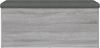 Sitzbank mit Stauraum, Holzwerkstoff, Grau Sonoma, 102 x 42 x 45 cm Bild 5
