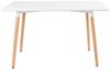 Furnify Esstisch ISLA Tisch 120 × 60 cm Skandinavischer Esszimmertisch (Esstisch), mit Holzbeinen Bild 2