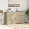 2 Stk. Sideboards, Kommoden Sonoma-Eiche 60x31x70 cm Holzwerkstoff Bild 3