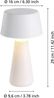 EGLO LED Tischlampe außen Scorrano, Akku Nachttischlampe touch dimmbar, Outdoor Tischleuchte kabellos, aufladbar per USB, Ku Bild 4