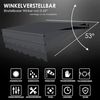 KESSER® Gelenkarmmarkise manuelle Markise Gelenkmarkise Terrassenmarkise Klemmmarkise Sonnenmarkise inkl. Wandhalterung Sonnenschutz Balkonmarkise wasserabweisender Alu/Polyester Anthrazit, 300 x 250 cm Bild 4