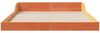vidaXL Bettrahmen Wachsbraun 120 x 190 cm Massives Kiefernholz 873327 Bild 5