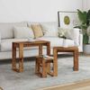 vidaXL Satztische 3 Stk. Altholz-Optik Holzwerkstoff 856678 Bild 3