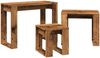 vidaXL Satztische 3 Stk. Altholz-Optik Holzwerkstoff 856678 Bild 5