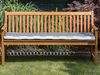 Gartenbank mit Auflage VIVARA 160 cm Zertifiziertes Akazienholz Marineblau Bild 3