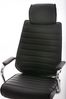 Bürostuhl Ergonomisch FUGOR Schreibtischstuhl mit Rollen Höhenverstellbarer Drehstuhl, Arbeitsstuhl mit Kopfstütze Chefsessel, Computerstuhl 125 kg Schwarz Bild 4