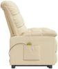 vidaXL Massagesessel Creme Stoff 342742 Bild 4