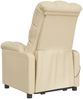vidaXL Massagesessel Creme Stoff 342742 Bild 5