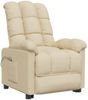 vidaXL Massagesessel Creme Stoff 342742 Bild 2
