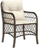 vidaXL Gartenstühle mit Kissen 2 Stk. Braun Poly Rattan 365154 Bild 4
