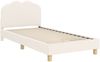 vidaXL Kinderbettgestell mit Kopfteil Creme 80 x 200 cm Bouclé 42010970 Bild 4