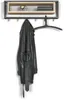 Garderobe Wandgarderobe SCHOOL 80 Stahl Schwarz Ablage Eiche, Spinder Bild 2