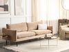 Sofa 3-Sitzer VINTERBRO Samtstoff Beige Bild 3