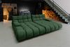 KAWOLA Big Sofa VIVIEN Velvet smaragd 85 x 178 x 296 cm Bild 2