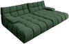 KAWOLA Big Sofa VIVIEN Velvet smaragd 85 x 178 x 296 cm Bild 3