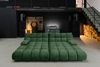 KAWOLA Big Sofa VIVIEN Velvet smaragd 85 x 178 x 296 cm Bild 4